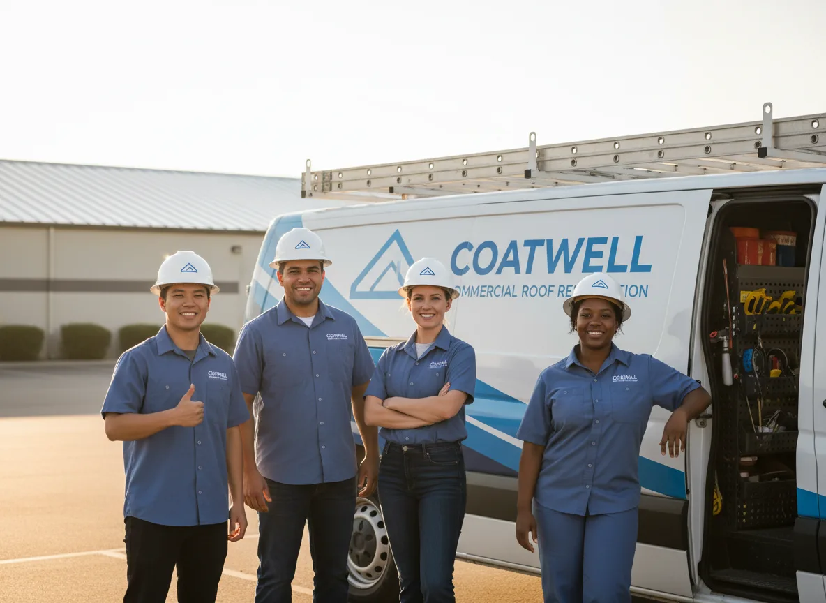 Commercial roof coating company in Frontenac, KS